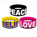 1" Wide Silicone Wristbands